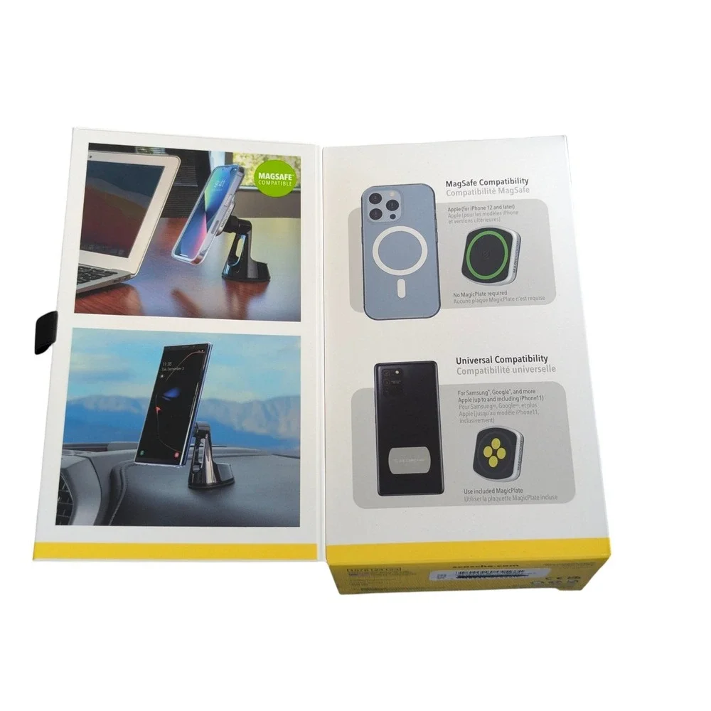 V2-N Scosche MAGICMOUNT Pro 2 Window/Dash Magnetic (Magsafe) Phone Mount - NEW